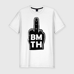 Футболка slim-fit BMTH Fuck, цвет: белый