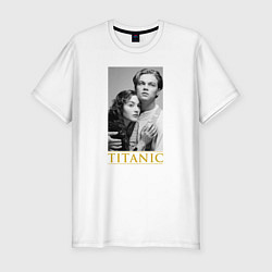 Футболка slim-fit Titanic: Jack & Rose, цвет: белый