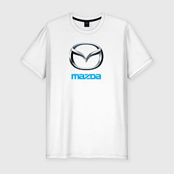 Футболка slim-fit MAZDA, цвет: белый