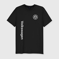 Футболка slim-fit VOLKSWAGEN, цвет: черный