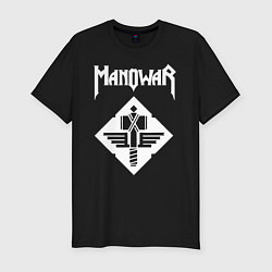 Мужская slim-футболка Manowar