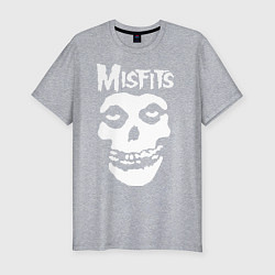 Футболка slim-fit Misfits, цвет: меланж
