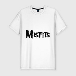 Футболка slim-fit Misfits logo, цвет: белый