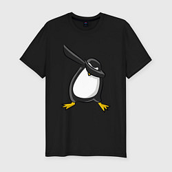 Футболка slim-fit DAB Pinguin, цвет: черный