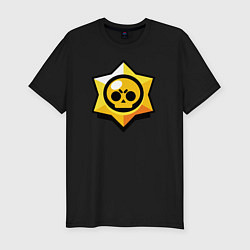 Футболка slim-fit Brawl Stars, цвет: черный