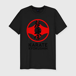 Футболка slim-fit Karate Kyokushin, цвет: черный