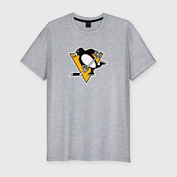 Мужская slim-футболка Pittsburgh Penguins: Evgeni Malkin