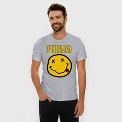 Футболка slim-fit NIRVANA, цвет: меланж — фото 2