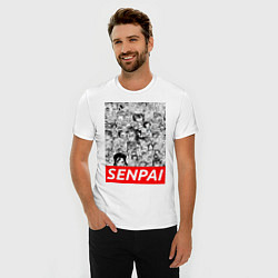 Футболка slim-fit SENPAI, цвет: белый — фото 2