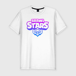 Футболка slim-fit BRAWL STARS, цвет: белый