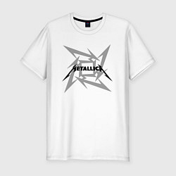 Футболка slim-fit METALLICA, цвет: белый