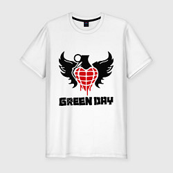 Футболка slim-fit Green Day: Wings, цвет: белый