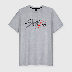 Мужская slim-футболка STRAY KIDS FELIX