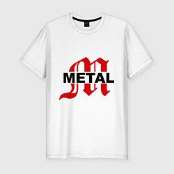 Мужская slim-футболка Metal Only