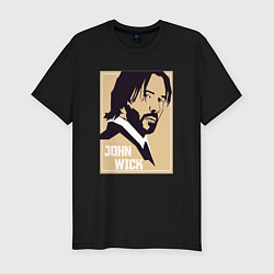 Мужская slim-футболка John Wick
