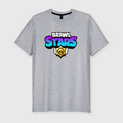 Футболка slim-fit BRAWL STARS, цвет: меланж