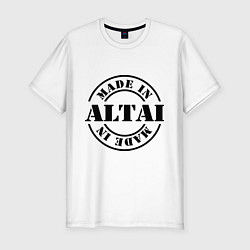 Футболка slim-fit Made in Altai, цвет: белый