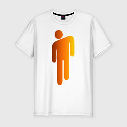 Мужская slim-футболка Billie Eilish: Orange Manikin