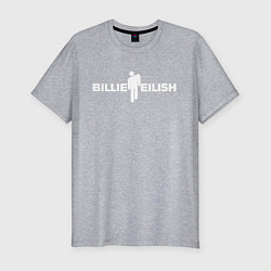 Мужская slim-футболка BILLIE EILISH: Black Fashion