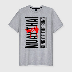 Футболка slim-fit Muay Thai fight, цвет: меланж