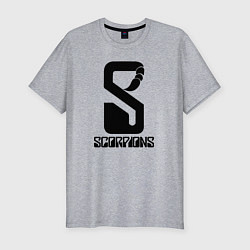 Футболка slim-fit Scorpions logo, цвет: меланж