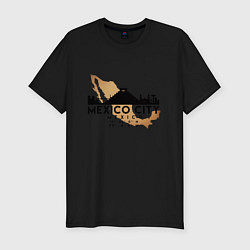 Мужская slim-футболка Мехико Мексика