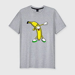 Футболка slim-fit Dab Banana, цвет: меланж