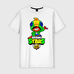 Футболка slim-fit Brawl Stars LEON, цвет: белый