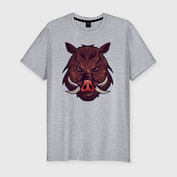 Мужская slim-футболка Metallized Wild Boar