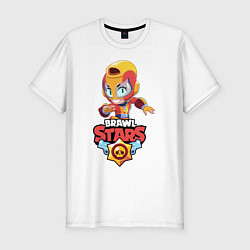 Мужская slim-футболка BRAWL STARS MAX