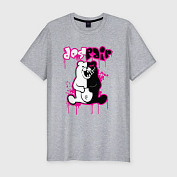 Футболка slim-fit MONOKUMA, цвет: меланж