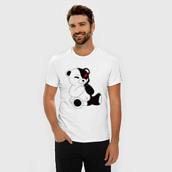 Футболка slim-fit Monokuma, цвет: белый — фото 2