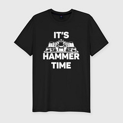 Мужская slim-футболка It's hammer time