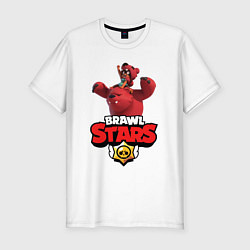 Мужская slim-футболка Brawl Stars - Nita