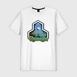 Футболка slim-fit Terraria, цвет: белый