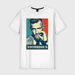 Мужская slim-футболка Notorious