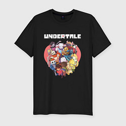 Футболка slim-fit UNDERTALE, цвет: черный