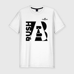Мужская slim-футболка CS: Go Rush AB