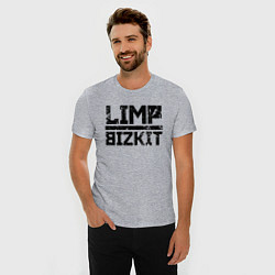 Футболка slim-fit LIMP BIZKIT, цвет: меланж — фото 2