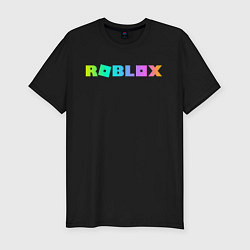 Мужская slim-футболка ROBLOX