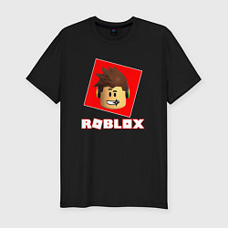 Футболка slim-fit ROBLOX, цвет: черный