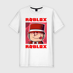 Футболка slim-fit ROBLOX, цвет: белый