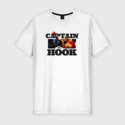 Мужская slim-футболка Captain Hook