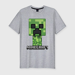 Футболка slim-fit MINECRAFT, цвет: меланж