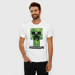 Футболка slim-fit MINECRAFT, цвет: белый — фото 2