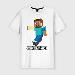 Футболка slim-fit MINECRAFT, цвет: белый