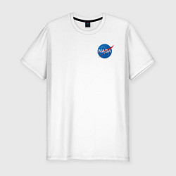 Футболка slim-fit NASA, цвет: белый