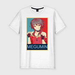 Мужская slim-футболка Мегумин