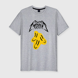 Футболка slim-fit ПОШЛАЯ МОЛЛИ, цвет: меланж