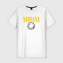 Футболка slim-fit NIRVANA, цвет: белый